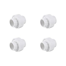Ozmosis 0.75" PVC Pipe Fitting Union, Schedule 40, White
