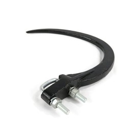 The ROP Shop | 9" Hay Accumulator Grapple Hook Kit with 3/8" U-Bolts, Nuts & Washers Heavy Duty