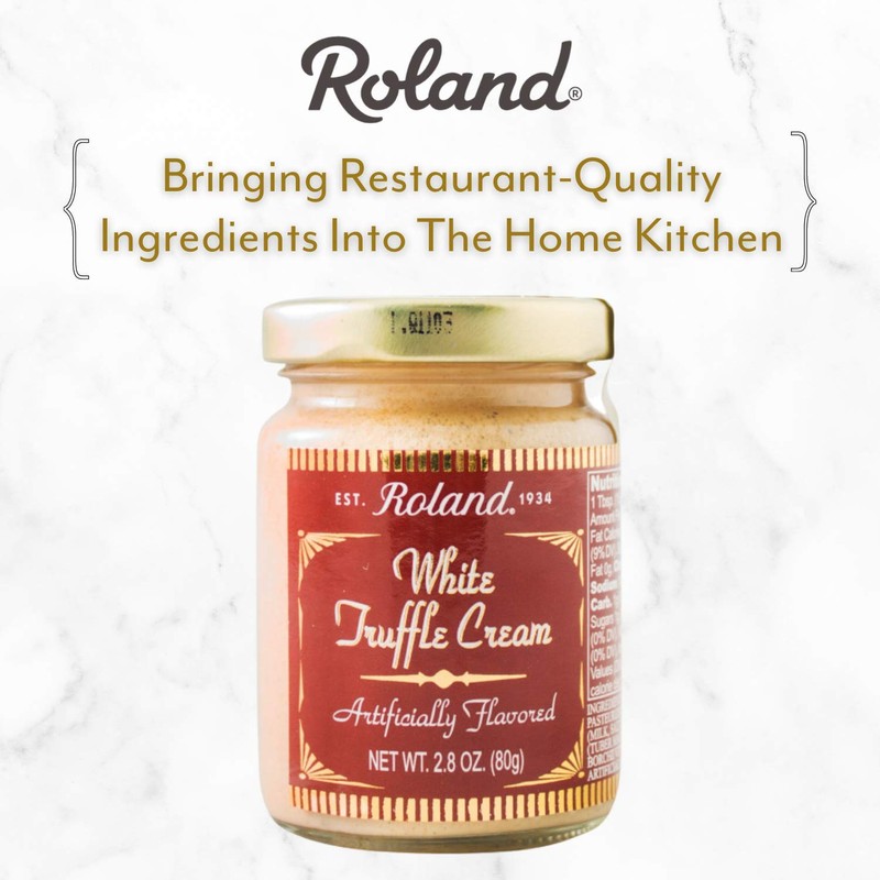 Roland Foods White Truffle Cream, 2.8 Ounce Jar, Pack of