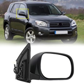 Passenger Side Door View Mirror Fit for 2006-2008 Toyota RAV4, Glass Door Mirror Passenger Right
