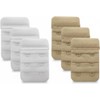 Soft Bra Extender 3 Hook, 6-Pack Comfortable Bra Back Extenders