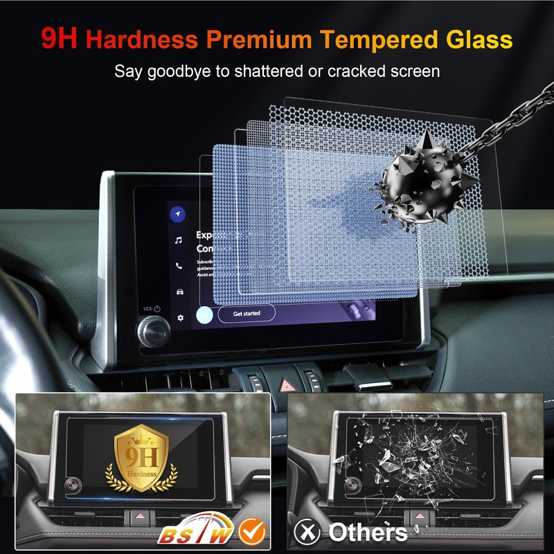 BSTW for 2025 Toyota RAV4 Screen Protector for 2023 2024