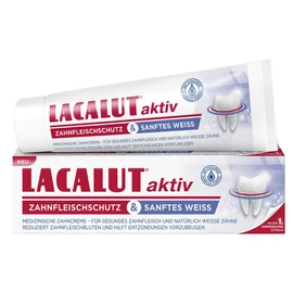 Lacalut Active Gum Protection & Gentle White Value Pack of 6 (6 x 75 ml)