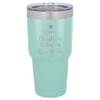 MERRY CHRISTMAS & HAPPY NEW YEAR Engraved Teal 30 oz