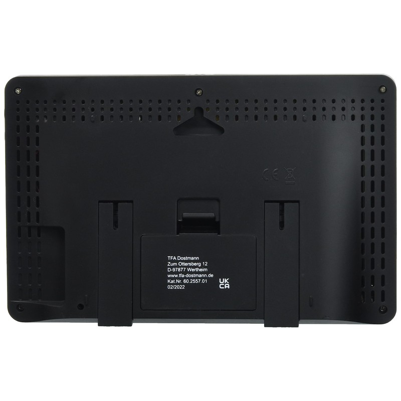 TFA Dostmann 60.2557.01 Digital Radio Controlled Clock with Room Climate