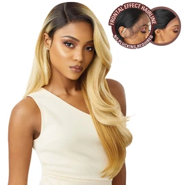 Premium Swiss Lace Front Wig Melted Hairline CATALINA Ear-to-Ear Soft Lace Pre-attached Elastic band (DRFZGR)