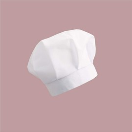 UNTERING 2Pcs Cute Baby Chef Apron and Hat Infant Kid White Cook Costume Photography Prop