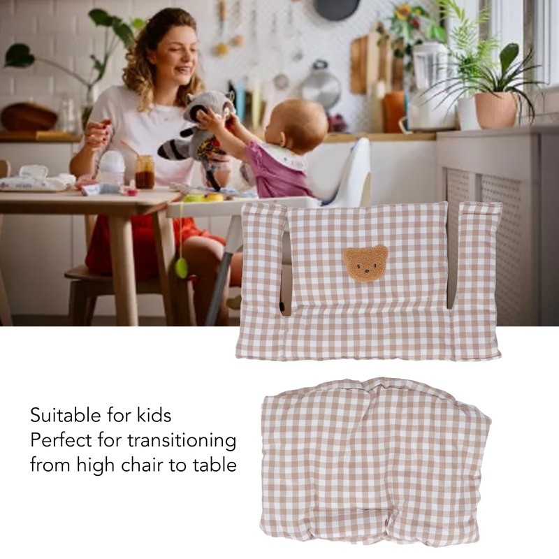 Baby Dining Chair Cushion Lightweight Portable Soft High Chair Pad
