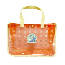 kiejun ML617 Pool Bag, Beach Bag, For Girls, Pool, Beach, Children, Elementary School Students, Kindergarten, Nursery School, Plastic Bag, Sequins, O Ice