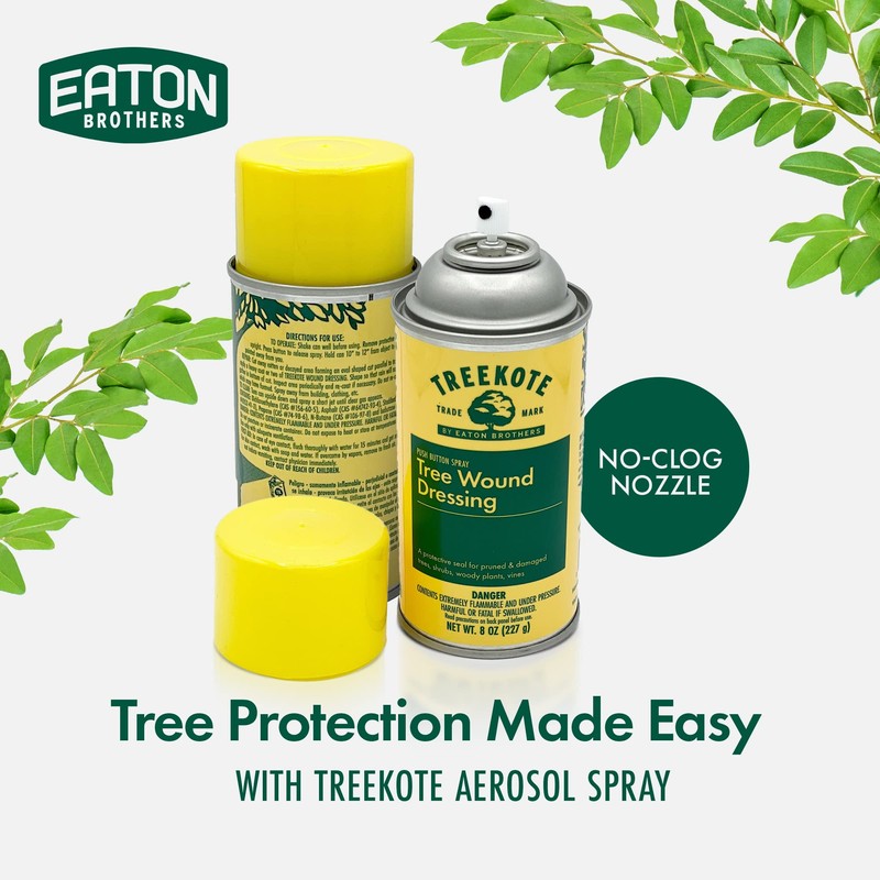 Treekote Tree Wound Dressing - 8 OZ Aerosol Pruning Sealer