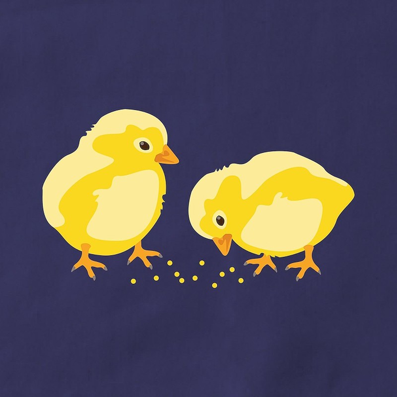 CafePress Baby Chicks Apron (Dark) Kitchen Apron with Pockets, Grilling