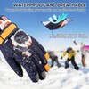 OMECHY Kids Ski Snow Gloves Waterproof Winter Cold Weather Windproof