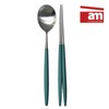 am Italian 4-person cutlery set solid round integrated 4P (spoon