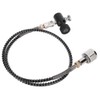 DIN477 36in Spring Hose Electroplate CO2 Adapter Kit with Release