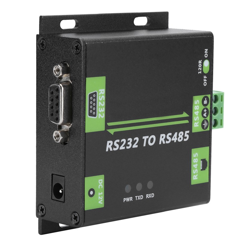RS232 to RS485 Converter Electromagnetic Isolation Asynchronous 2‑Way Adapter Module