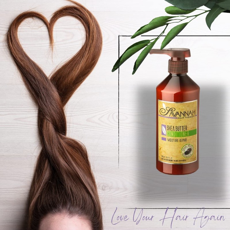 Savannah Hair Theraphy - Shea Butter Conditioner - 16.9 oz