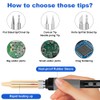Flintronic Soldering Iron Set, 80 W LCD Soldering Iron with