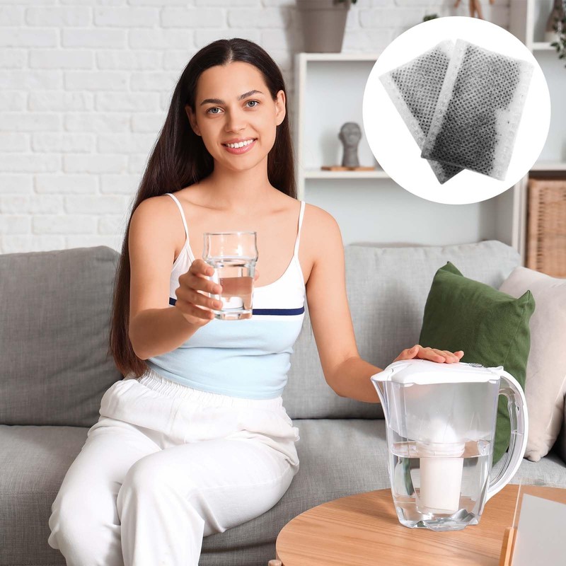 MINZHI Activated Carbon Water Filter Distilling Filter 60 Pieces Carbon
