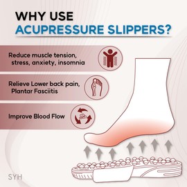 SYH Acupressure Foot Massager (Women (8-9), Men (6-7))