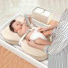 Baby Changing Pad with Waterproof & Wipe-Clean, Non-Slip Foldable PU