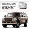 SOCKIR Headlight Assembly Fit for 1999-2004 F250 F350 F450 F550