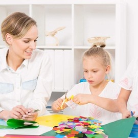 50 Sheets Glitter Paper, Coloured Origami Paper, Glossy Craft Paper, Folding Paper, Glitter Paper for Crafts, Party Accessories, 15 x 15 cm, Multicoloured