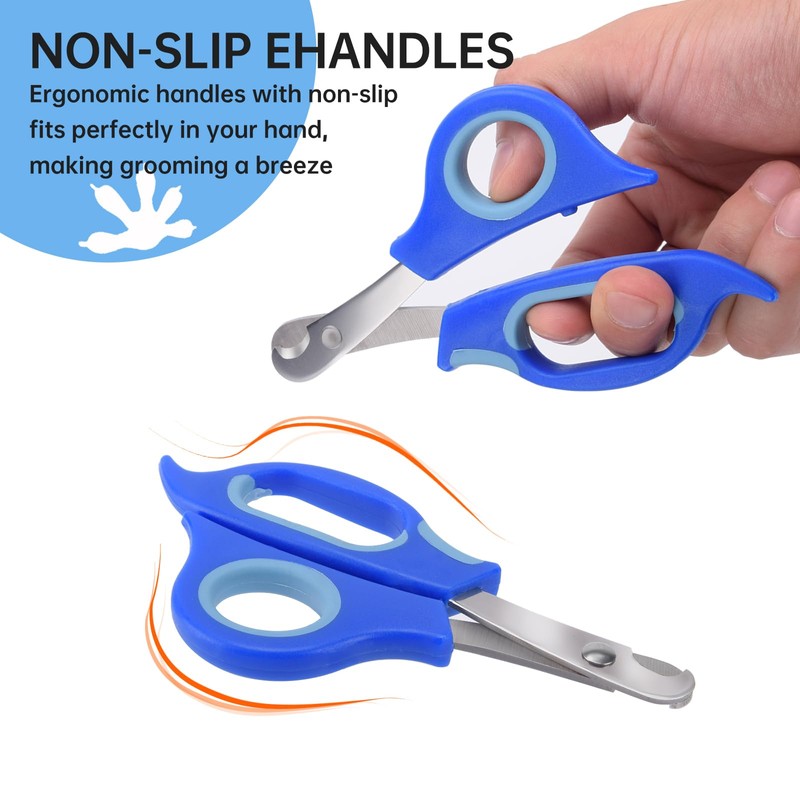 KEUYE Bearded Dragon Nail Clippers,Stainless Steel Bearded Dragon Toe Nail