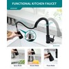 Black Kitchen Faucet with Pull Down Sprayer for RV Sink,