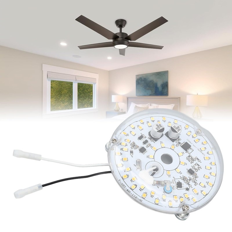 Luz LED para Ventilador de Techo, 3,93 Pulgadas, 18 W,
