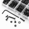 496-Piece M3 Screws Set, M3 Countersunk Screws Set, Flat Head