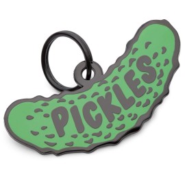 PawMods Pickles Dog Tag, Pickle Pet ID Tag, Dog Tags for Dogs, Dog Gift, Dog Name Tag