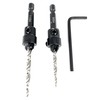FTG USA Countersink Drill Bit Set #6 (9/64") and #8