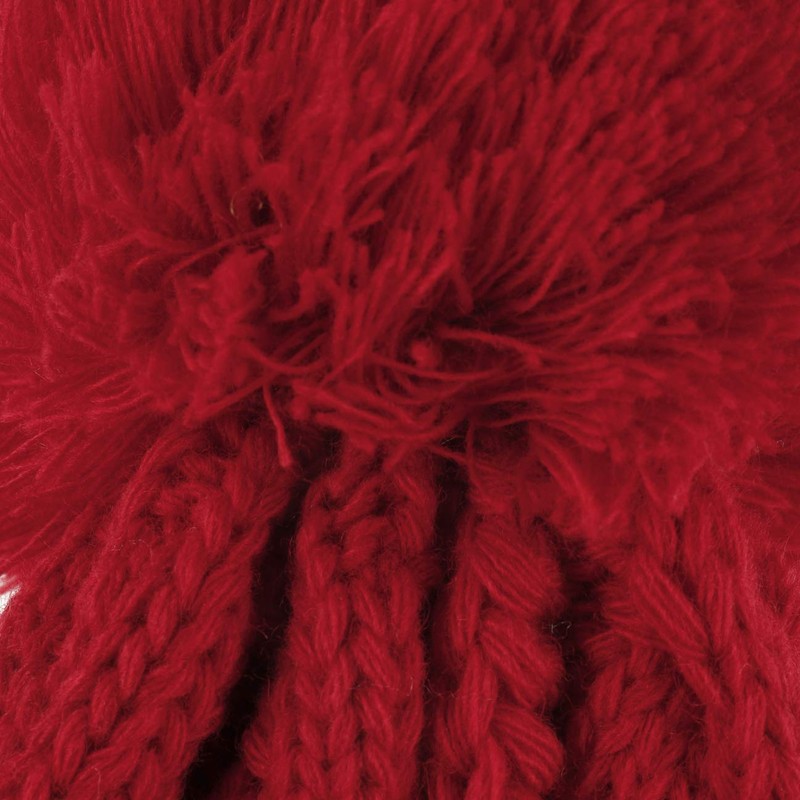 Giant Bobble Hat by McBURN, red