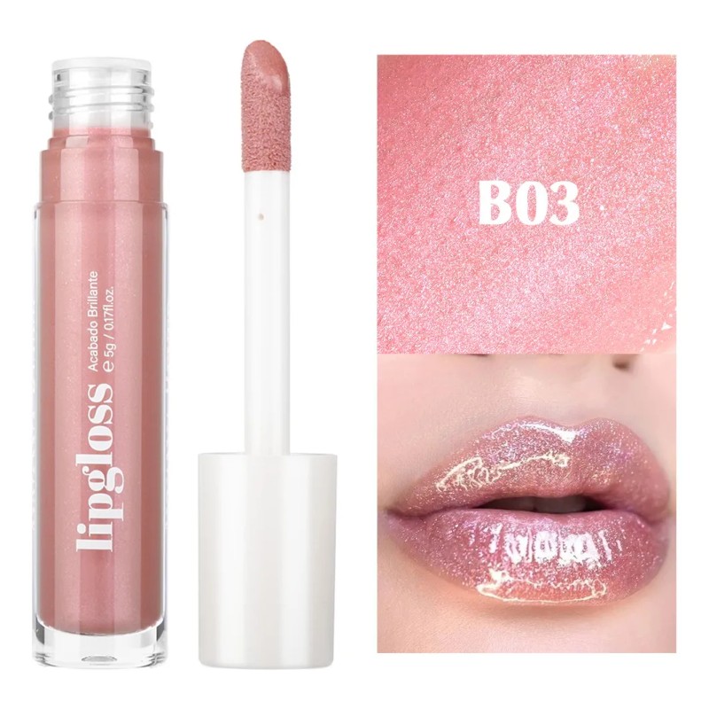 Ayvanna Rêver Lip Gloss Brillante Con Perlas De Diamante