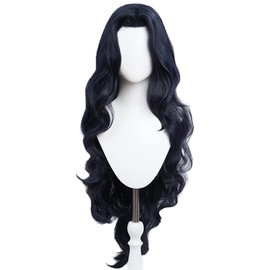osseoca Yamagishi Yukako Cosply Wig Dark Blue 95cm 37inch (Yamagishi Yukako-DBL)
