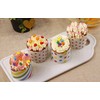 Webake Muffin Papierförmchen Cupcake Formen Papier 50 Stück Muffinförmchen in