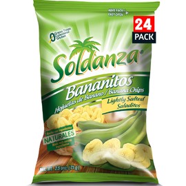 Soldanza Banana Chips, 2.5 Ounce (Pack of 24)