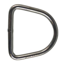 US Stainless Stainless Steel 316 D Ring Welded 8mm x 70mm ID (5/16" x 2 3/4") Marine Grade Dee