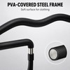 Universal Car Headrest Coat Hanger with Steel Frame & Soft