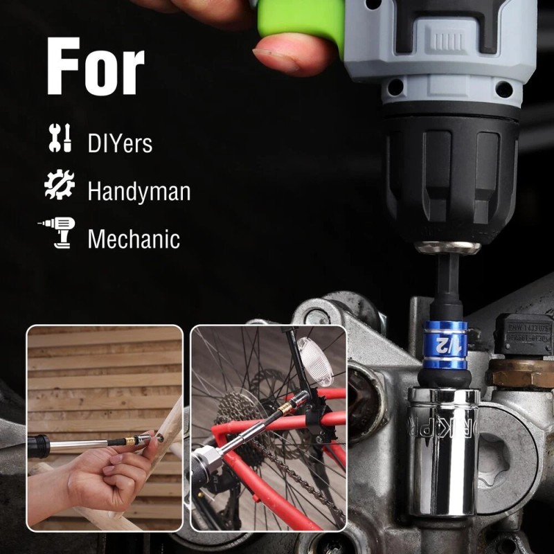 WORKPRO Impact Grade Socket Adapter for Power Drill to High