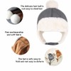 1-3Y Baby Winter Plush Hats Infant Ski Cap with Pompom