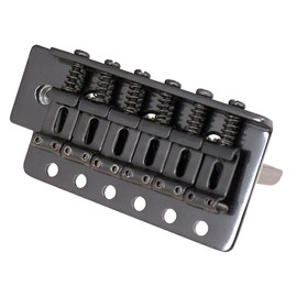 Guitar Tremolo Bridge Set - Strat Tremolo System for Fender Stratocaster/Squier Electric Guitar, American Standard Replacement (Black)