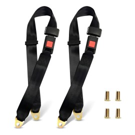 Cinturón De Seguridad De 2 Puntos Autos Universal 2 Piezas