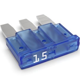AUPROTEC Micro 3 Car Fuses Blade Fuses MikrOTO III 5A - 15A Selection: 15A Amps Blue Pack of 5