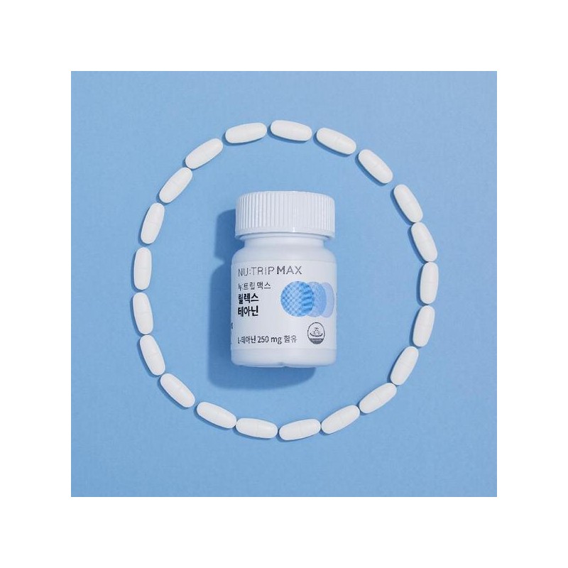뉴트립 릴렉스 테아닌 800 mg 30정 1개 Nutrip Relax Theanine