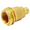 Joywayus Brass QCC1 Nut Propane Gas Fitting with 1/4" NPT