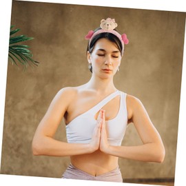 WOONEKY 2pcs Cartoon Animal Makeup Hair Band Cute Headbfor Face Washing Skincare Yoga and Workout Comfortable Stylish for Parties and Cosplay