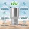 Beast 40 oz Tumbler Stainless Steel Vacuum Insulated Coffee Ice