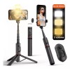 Axnen Selfies Stick Axnen Con Tripode Bluetooth Control Remoto Led