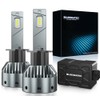 BLUESEATEC H1 LED Headlight, Explosive Light, 20,000 LM, 50 W,